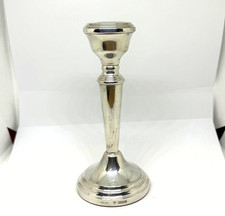 Sterling Silver 13.5cm / 5" Candlestick 114g Filled Base