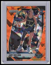 2024 Panini Prizm WNBA #4 Jacy Sheldon Ice Orange Prizms