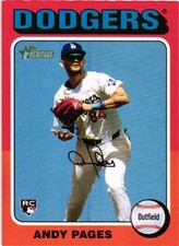 Andy Pages #696 Prices [Rookie] | 2024 Topps Heritage | Baseball Cards