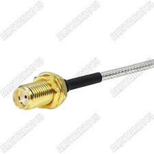 SMA Female Jack Bulkhead to Exposed End Semi rigid .086" Cable RG405 Wireless