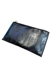 New In Box Black Chanel Beaute VIP Gift Pouch With Gold CC Zipper Pull