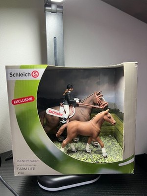 NEW EXTREMELY RARE EXCLUSIVE SCHLEICH SCENERY PACK 41381, (2014)