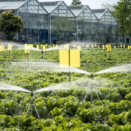 Regner Stativ,Rotating Tripod Sprinkler,Rasensprenger,Teleskop-Stativsprinkler - Bild 12 von 12