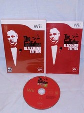 Nintendo Wii The Godfather Blackhand Edition w/Manual Very Good Condition