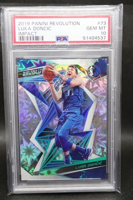 2019 Panini Revolution #73 Luka Doncic Impact 87/149 - PSA 10 INVEST 2nd Year