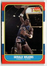 #122 Gerald Wilkins  1986-87 Fleer Basketball EX