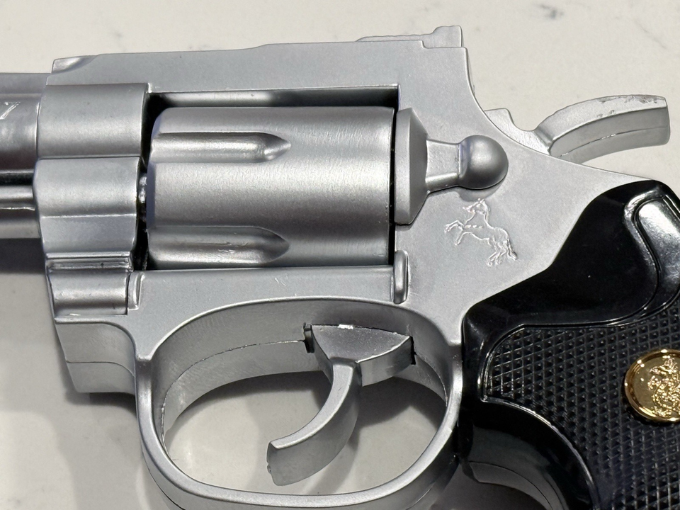 Colt Python 357 Gun Pistol Jet Torch Lighter Revolver all metal rare 1: ...
