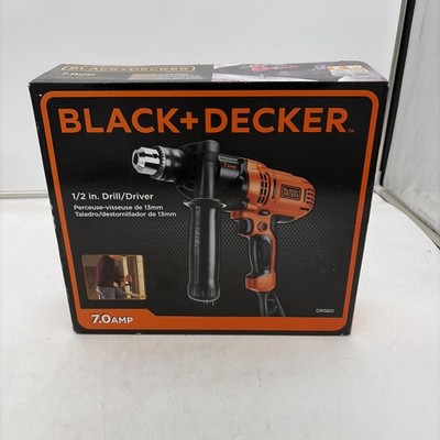 BLACK+DECKER 7.0 Amp 1/2 In. Electric Drill/Driver Kit - DR560
