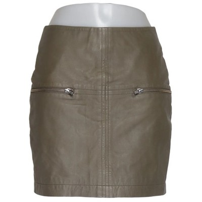 Custommade, Lederrock, Größe: 36, Grün, Leder, Einfarbig, Damen #TRE