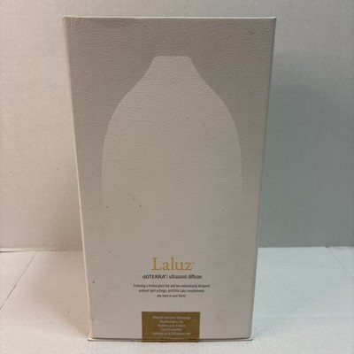 doTerra Laluz Ultrasonic Essential Oil Diffuser Glass Cords Lid in box Pre owned