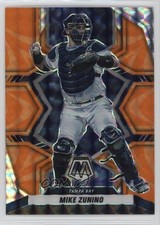 2022 Panini Mosaic Reactive Orange Mosaic Prizm Mike Zunino #160 h3a
