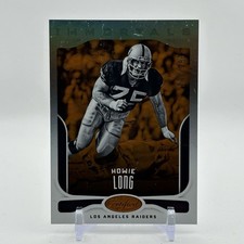 Howie Long 2017 Certified Immortals Mirror Orange Football card #111 HOF /299