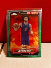 2024-25 Topps Chrome - Cade Cunningham #18 Green Refractor