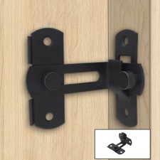 Adjustable Stop 90 Degree Right Angle Stainless Steel Barn Door Latch Lock