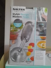 Salter Food Blender Hand Mixer Set 3 in 1 Processor Electric Whisk 