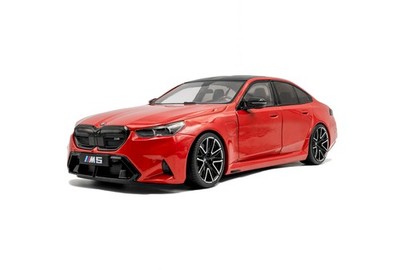 BMW M5 (G90)   Feuerrot 2025   Sammlermodell im Maßstab 1:18
