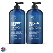 Rosemary Mint Shampoo and Conditioner Set, Thickening Formula, Promotes Hair ...