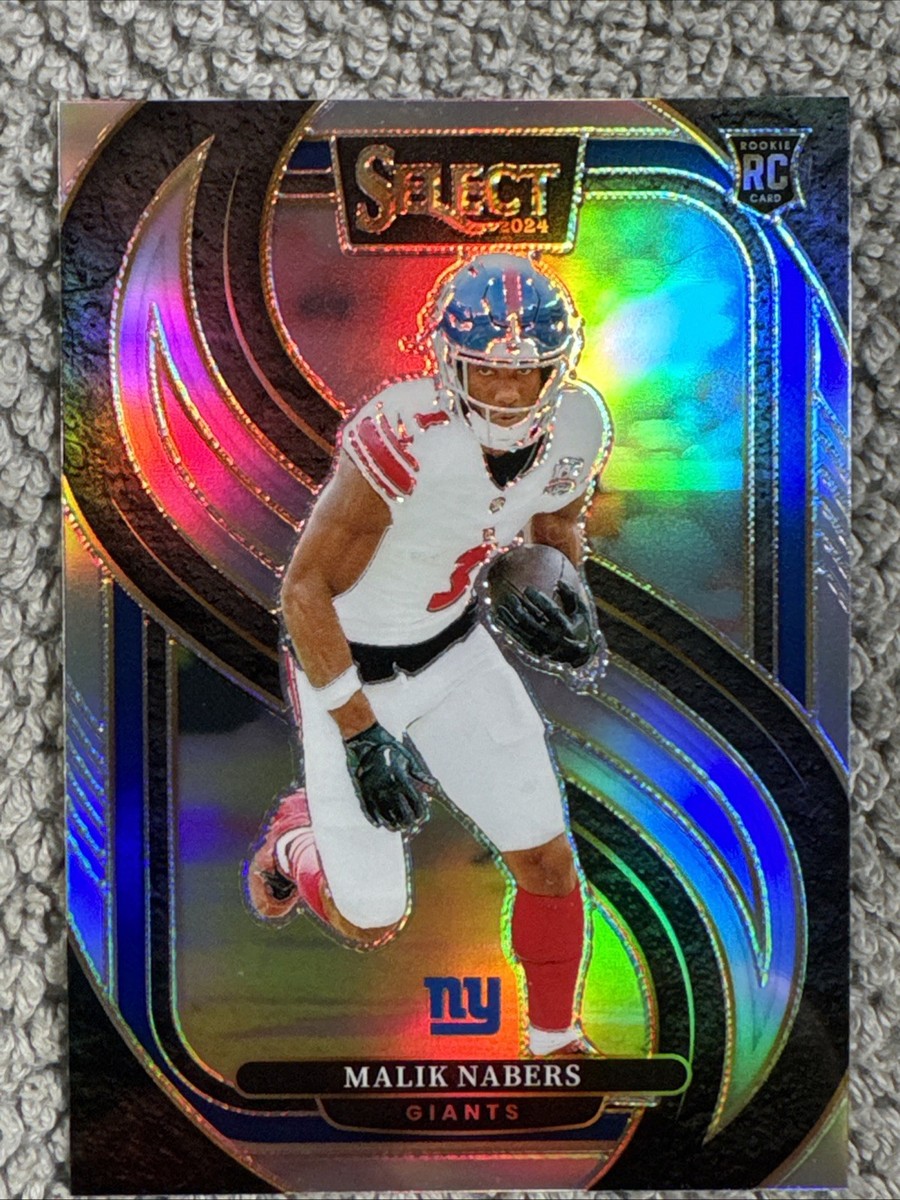 2024 Panini Select MALIK NABERS RC Premier Level Silver Prizm #116