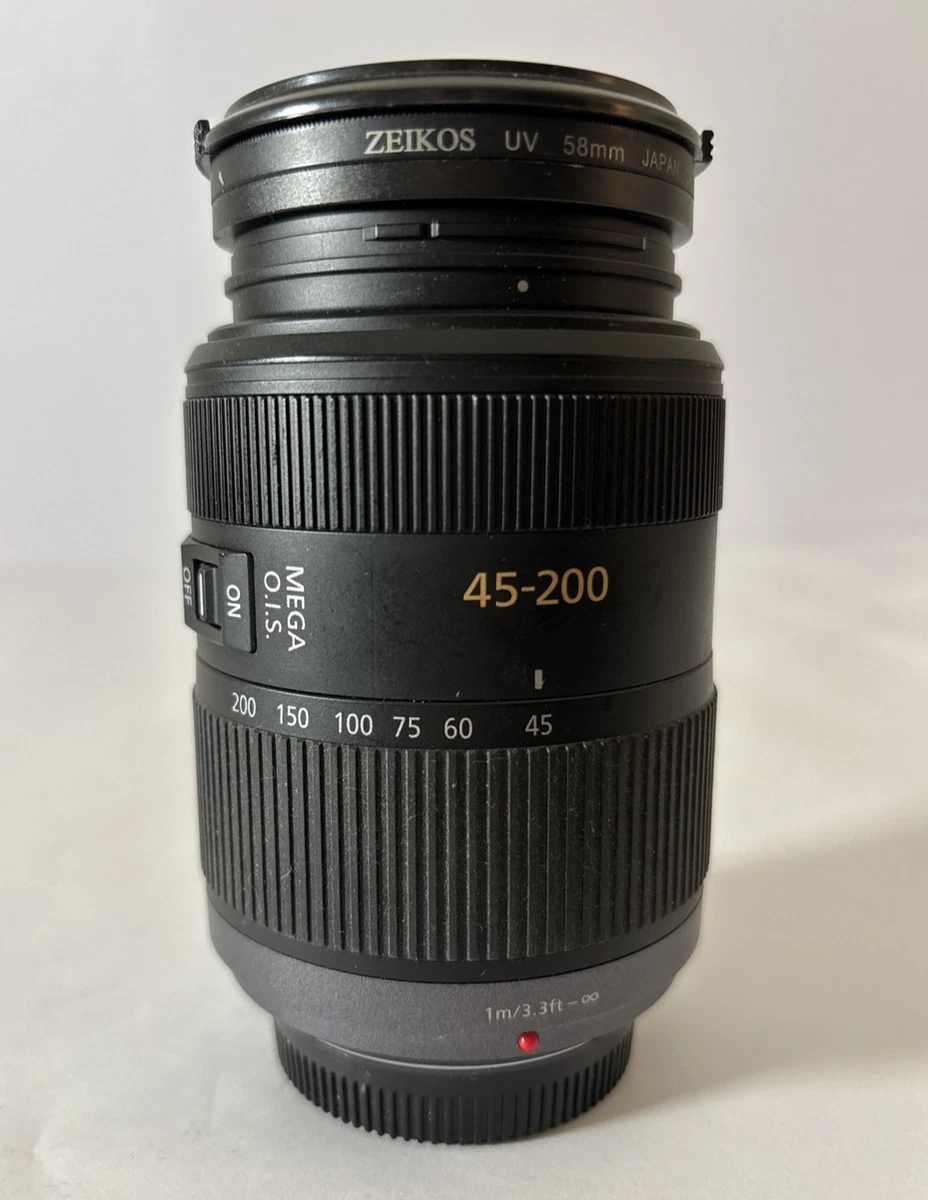 Micro Four Thirds 45-200mm Focal Image Stabilization Camera Lenses