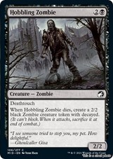 MTG Hobbling Zombie Card #106 Innistrad: Midnight Hunt LP Magic