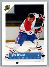 #10 Tyler Wright 1991 Ultimate Draft Edmonton Oilers