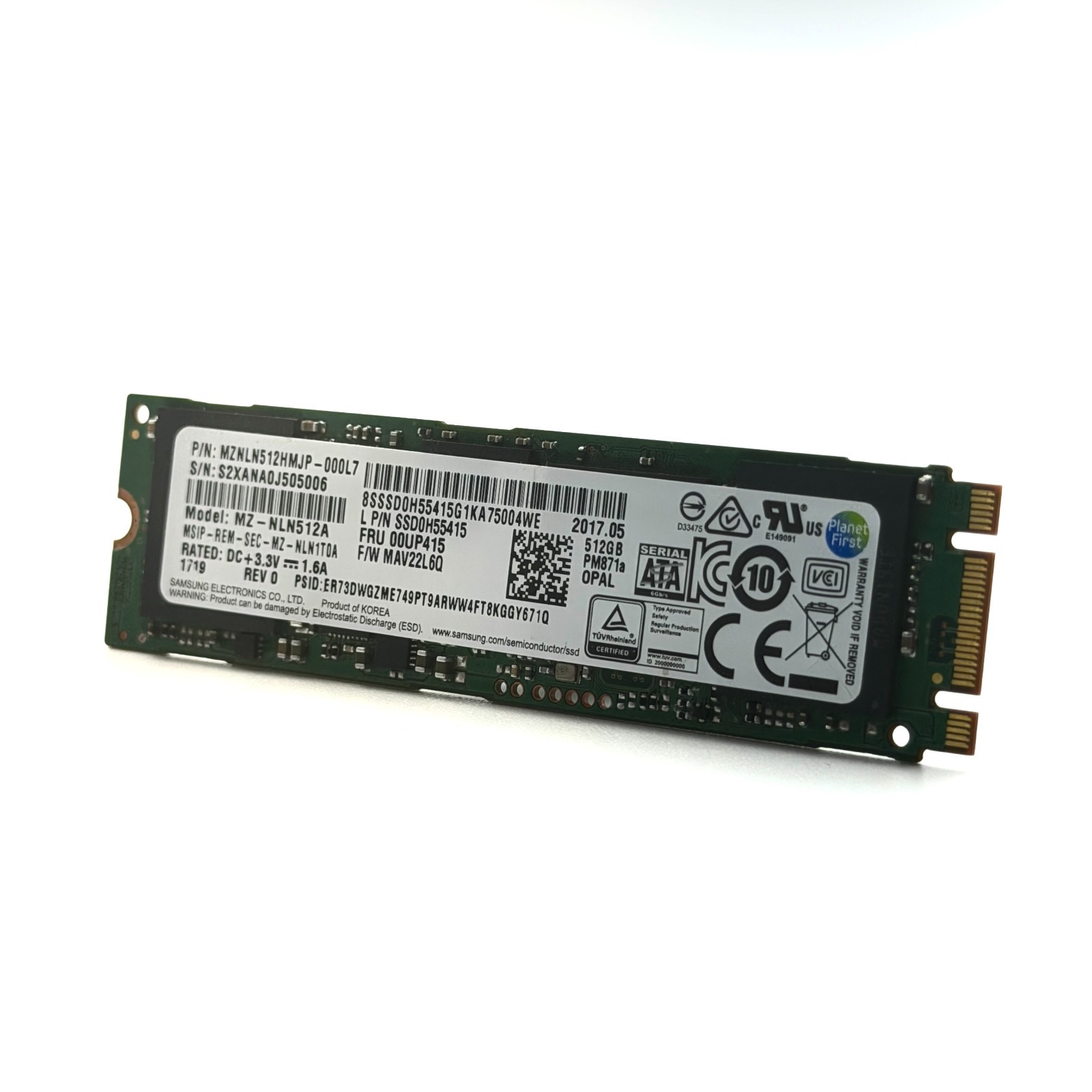 M.2 SATA SSD 2280 128GB 256GB 512GB major brands | Very Good health