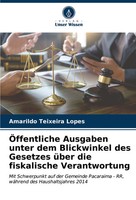 Amarildo Teixeira Lopes | ÖFfentliche Ausgaben Unter Dem Blickwinkel Des...