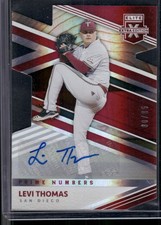 2020 Elite Extra Levi Thomas Red Die Cut Auto /85