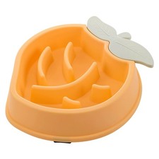 Dog Slow Feeder Bowl Healthy Plastic Bowls Anti-gulping for Dogs Fun Shape
