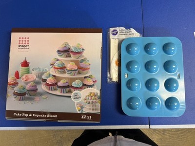 Nordic Ware Metal Cake Pop Pans Molds - makes 12 Pops, Cupcake/Cake Pop Stand