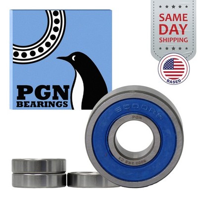 (4) 6000-2RS Premium Rubber Seal Ball Bearing C3 EMQ, 10x26x8, 6000 2RS 6000rs