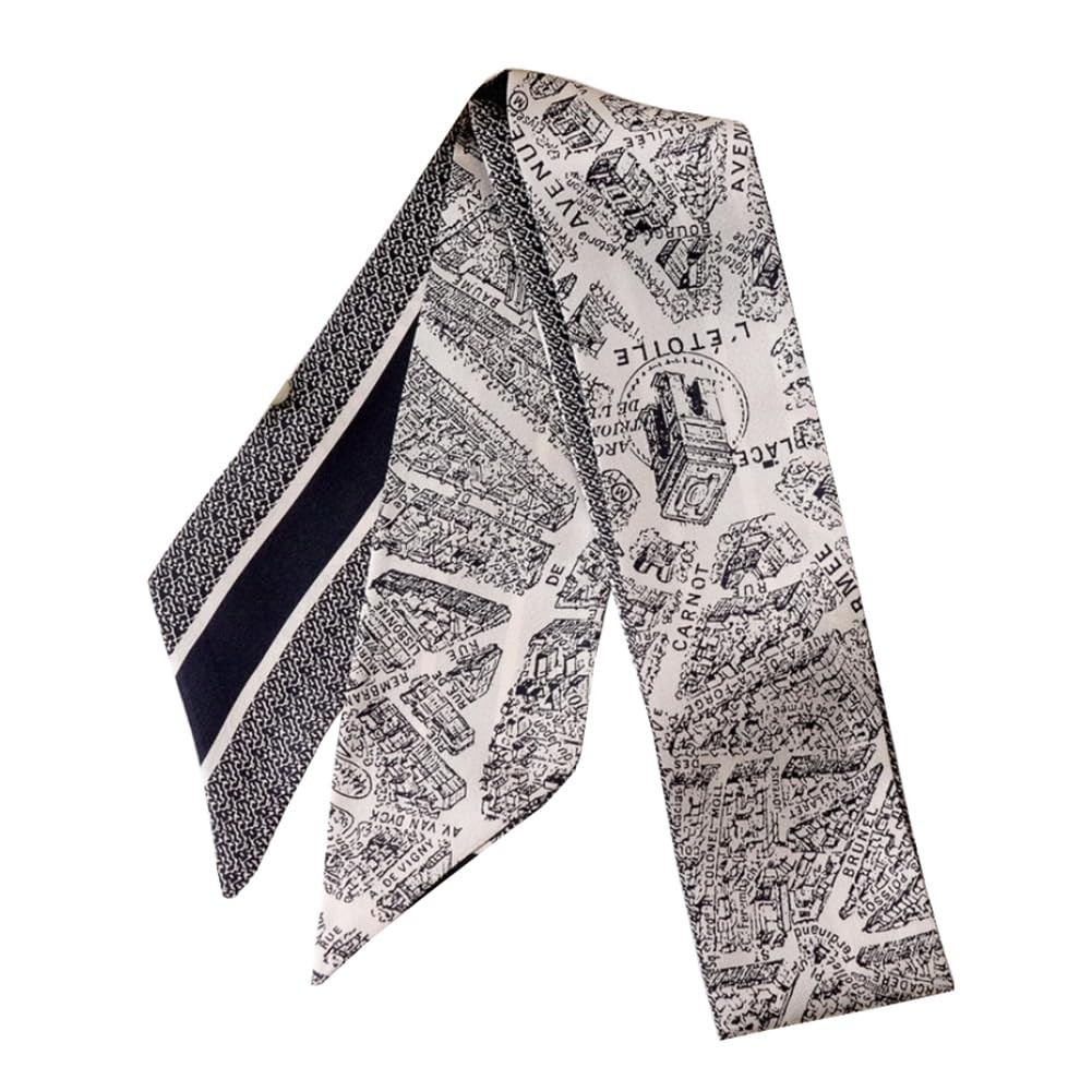 100% Mulberry silk Scarf Head Hair Ribbon Handbag Handle wrap Tie Bundle Neck...