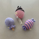 Hallmark Happy Go Luckys Small Miniature Plush - Purple Lollipop, Candy, Cupcake — photo 4