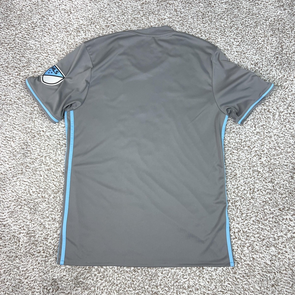 Minnesota United FC Jersey Shirt Womens Large Gray MLS Soccer