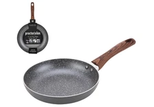 Proctor Silex Fry Pan Aluminum 11in Gray Marble Nonstick Coating Matt Gray