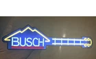 Busch Beer Lighted Guitar Sign Bar Pub Man Cave Vintage Pool Room