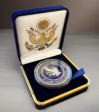 US AIR FORCE (JAG) JUDGE ADVOCATE GENERAL'S CORPS Challenge Coin With Case