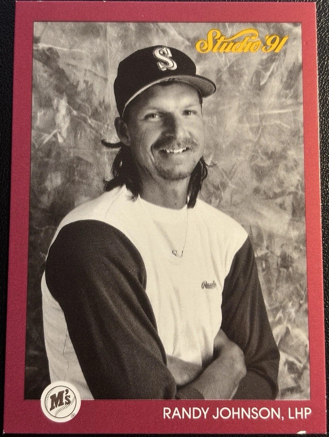 1991 Leaf Studio Randy Johnson #116 Seattle Mariners Card! A12