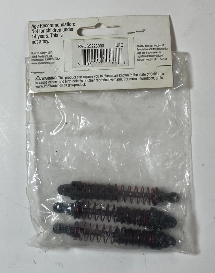 1/12 2WD REVOLUTION FORGE SHOCK SET (3) PART# RVOSS223000 Read Description - Image 3 of 4