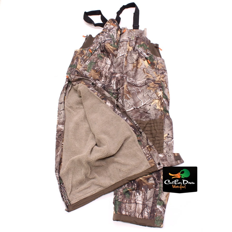 DRAKE WATERFOWL NON-TYPICAL STORM BIBS SHERPA FLEECE LINED XTRA CAMO 2XL - Image 3 of 3