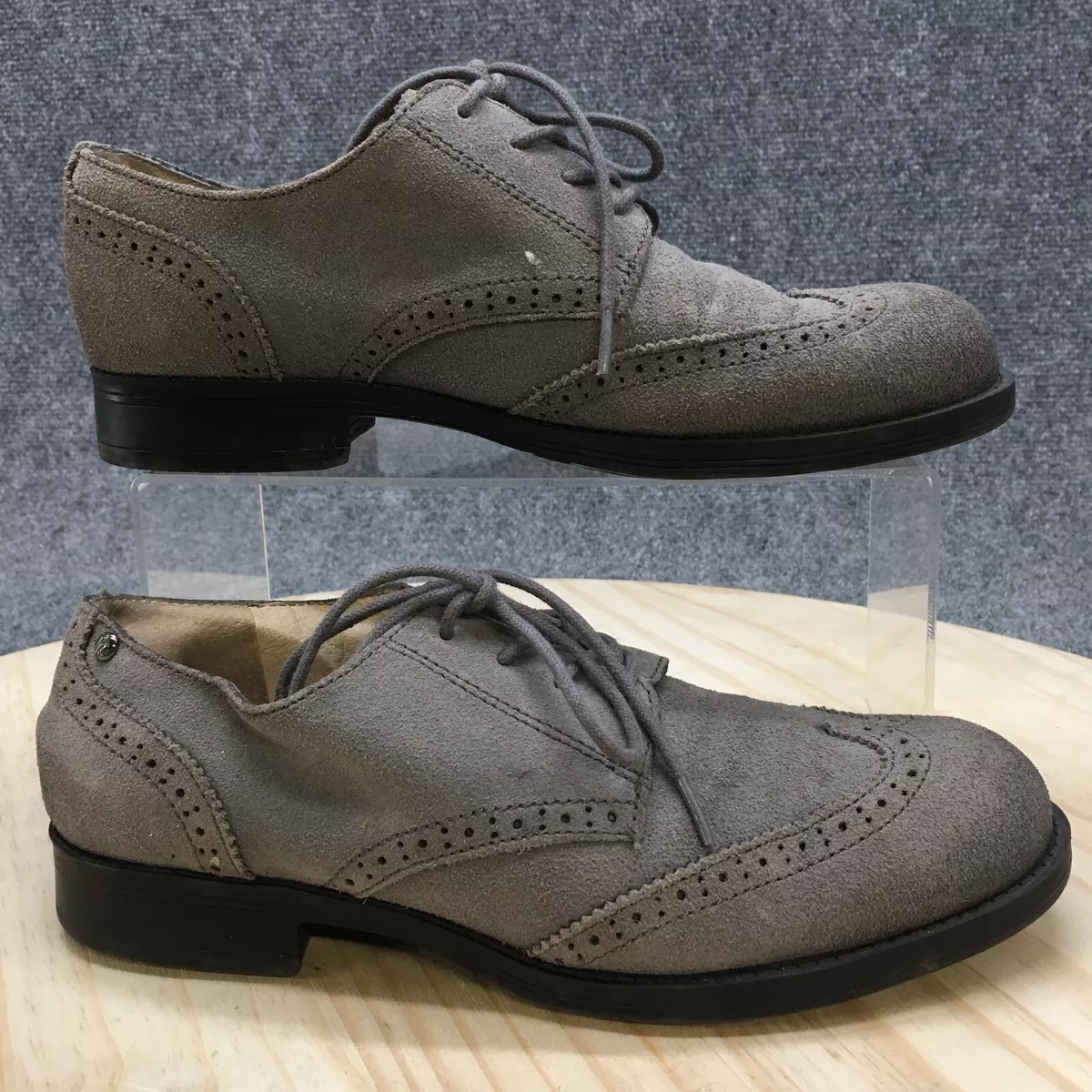 Grey oxford shoes womens 2025