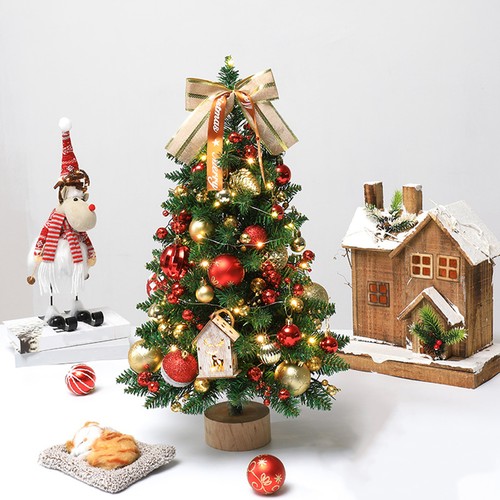 Structure Holiday Decor Shape Christmas Tree Battery Operated Mini for Diy - Picture 3 of 17