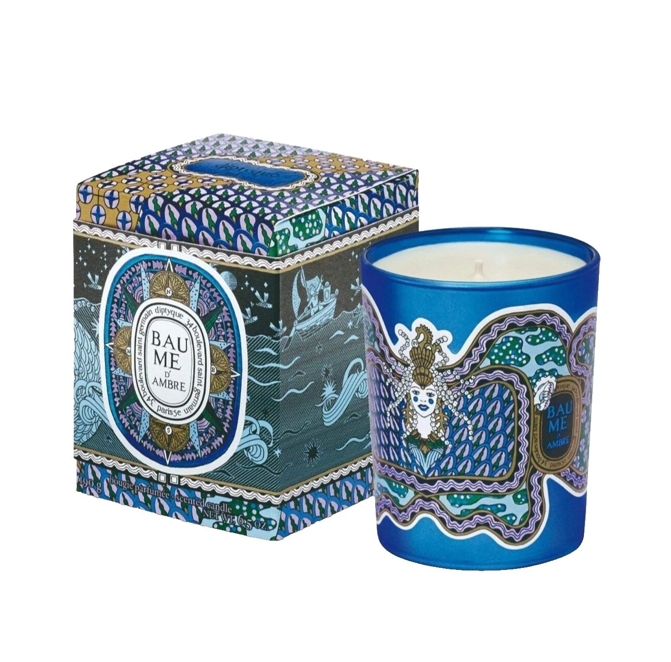 DIPTYQUE pequeña Decoración de Cera de soja Velas