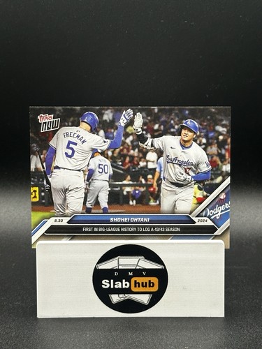 💎Shohei Ohtani 2024 MLB TOPPS NOW Card #616 MLB 1st 43/43 record🔥🔥