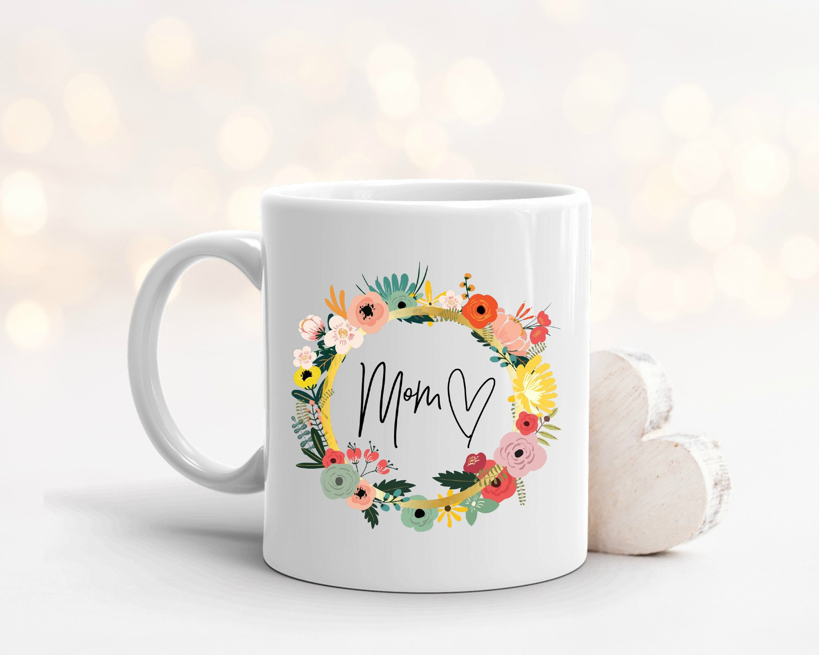 Floral Mom Mug - Cute Mother’s Day Gift For Her