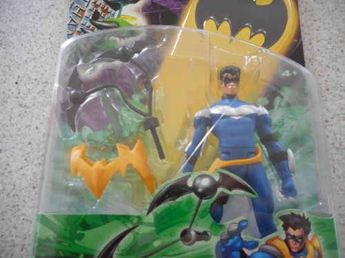 2004 MATTEL DC COMICS UNIVERSE BATMAN 6 INCH ACTION FIG SLING STRIKE NIGHTWING - Picture 7 of 11