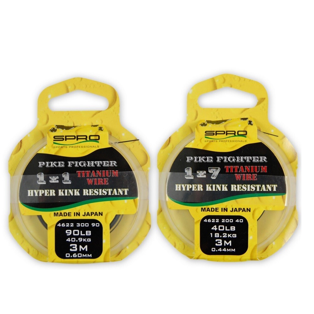 Титановая проволока Spro Pike Fighter 1x7 Raubfischvorfach Titanvorfach Stahlvorfach 7190₽