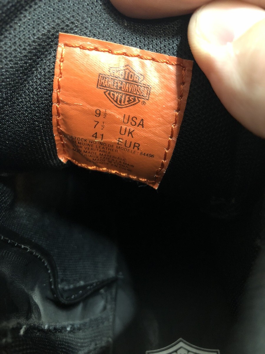 Harley Davidson Tracy Ladies Zipper Lace Up Ankle Black