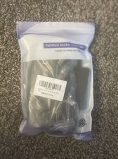 Black Portable Dual-USB Surge Protector Furniture Slim Power Socket Extender