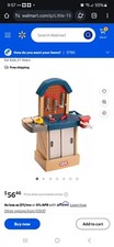 Little Tikes Workbench---Tough Workshop Pretend Play Set for Kids 2 Years